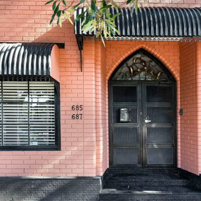 First vegan restaurant in Sydney is now a sleek home with a pink façade