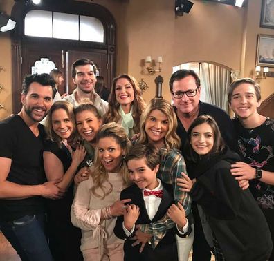 Fuller House, cast, Candace Cameron Bure, Lori Loughlin