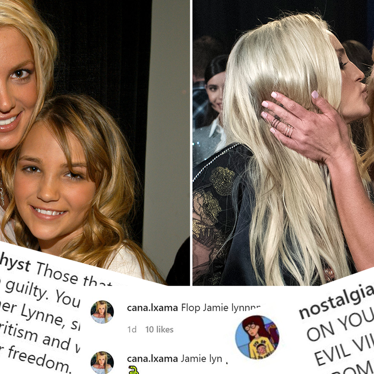 Britney Spears conservatorship: Jamie Lynn Spears turns off Instagram  comments after #FreeBritney hate - 9Celebrity