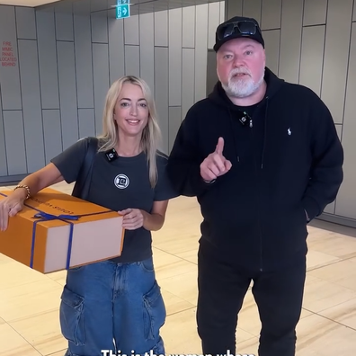 Kyle Sandilands and Jackie 'O' Henderson of the Kyle and Jackie O radio show