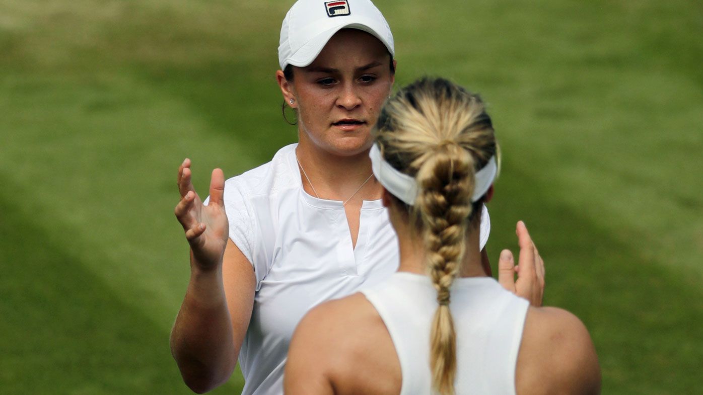 Barty takes out former Wimbledon finalist