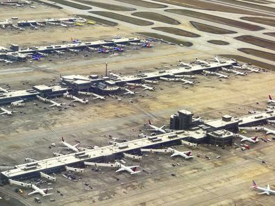 Hartsfield-Jackson Atlanta Airport aerial view
