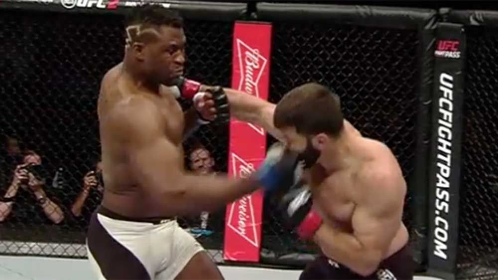 UFC: Ngannou delivers brutal knockout at Fight Night