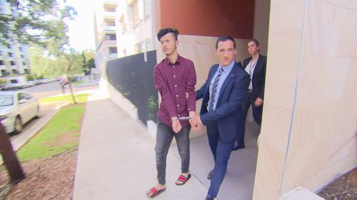 9News was there as accused mastermind Abdullah Khan was hauled out of his Parramatta apartment yesterday.
