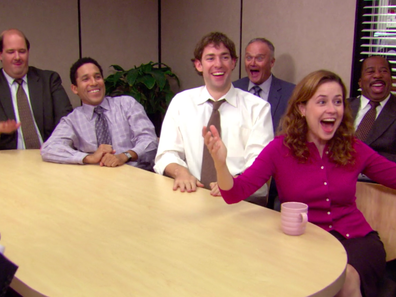 Meeting scene from 'The Office'