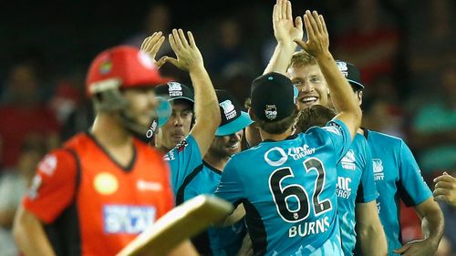 Melbourne Renegades skittle Heat at home in Big Bash League