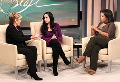 In January 2011, Nadya Suleman broke down on national television, telling Oprah Winfrey, "I hate myself". She also discussed a compulsive hoarding disorder developed from childhood and denied claims that she had received plastic surgery.