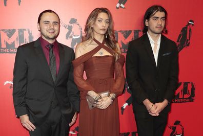 Prince Jackson, Paris Jackson and Bigi Jackson attend the opening night of "MJ: The Musical" 