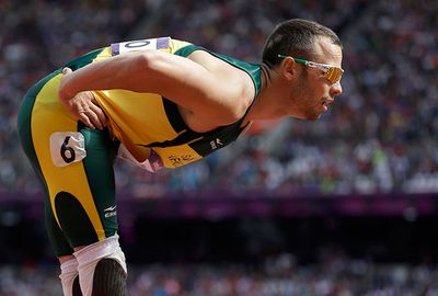 He ran the last leg in the relay final as South Africa finished second-last.