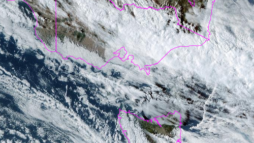 The cold front crossed South Australia, Victoria and Tasmania on Saturday.