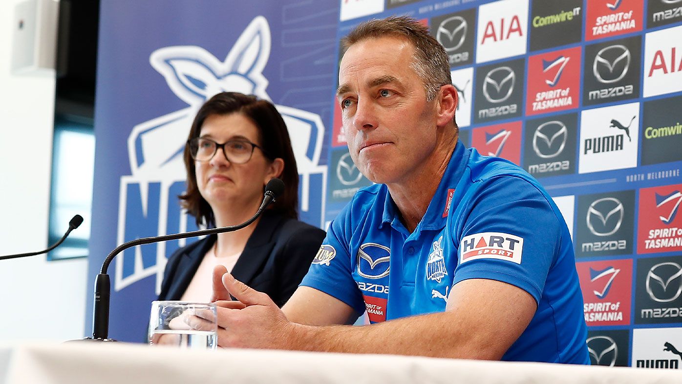 Kangaroos president admits 'damage' caused by ongoing Alastair Clarkson saga