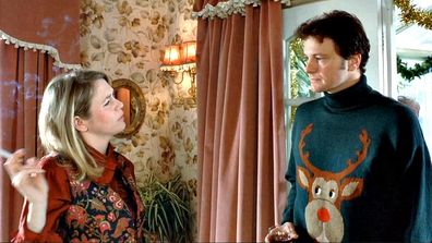 Christmas scene from Bridget Jones' Diary