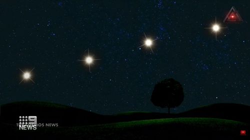 Stargazers are being encouraged to look at the sky tonight as four planets align in a rare astrological display.