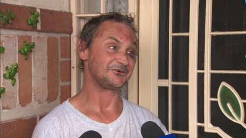 Mr Tonge is glad his elderly parents were overseas at the time of the violent home invasion (9NEWS)