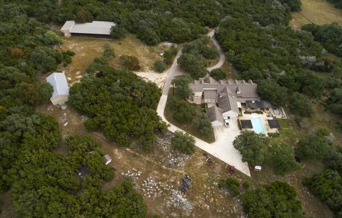 This shows the home of Devin Patrick Kelley in New Braunfels, Texas. (AAP)