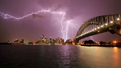 Amazing light show as severe storms roll through NSW (Gallery)