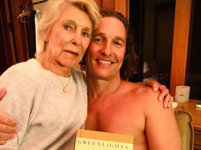 Matthew McConaughey and his mother.