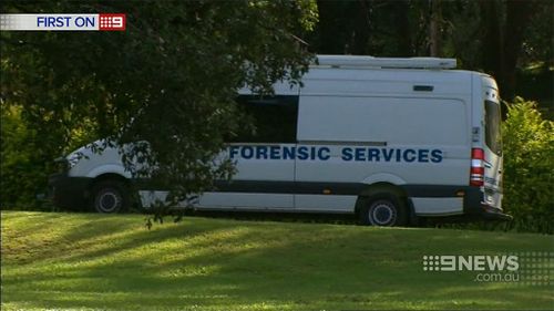 Police forensic services spent two days scouring the Spedding's home and business. (9NEWS)