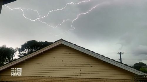 Lightning, flooding and damaging winds hit Adelaide and the Barossa Valley. 