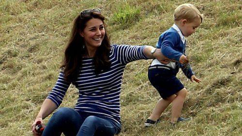 Prince George steals the show for second time in two days