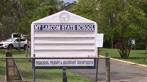 The Gladstone teacher will not return to Mount Larcom State School pending the conclusion of the probe. (Supplied)