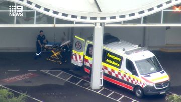 A teenage student has been taken to hospital after being stabbed at a school in Sydney&#x27;s west today.