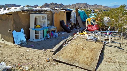 California couple arrested after children found in box