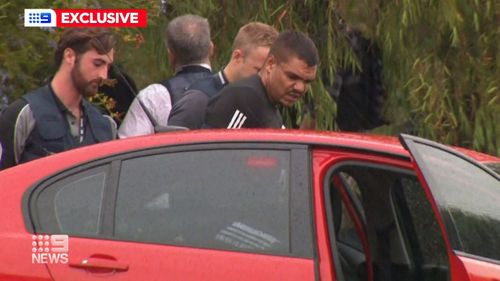 Nine News cameras captured the moment armed TRG officers stormed a home in Armadale bringing to an end a dramatic four day manhunt.