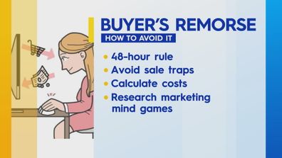 How to avoid buyer's remorse, according to Today money expert Effie Zahos.