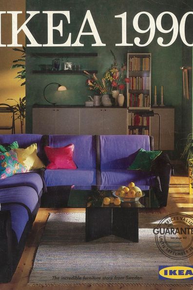 IKEA catalogue purple lounge