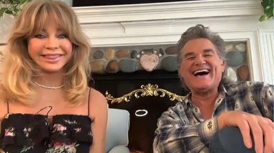 Goldie Hawn and Kurt Russell appear on The Ellen DeGeneres Show to discuss their relationship