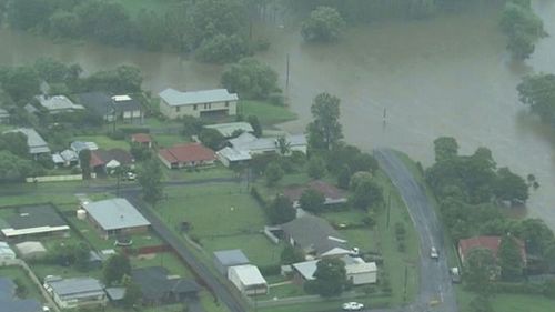 Dungog was flooded by an "entirely unpredicted" weather anomaly.