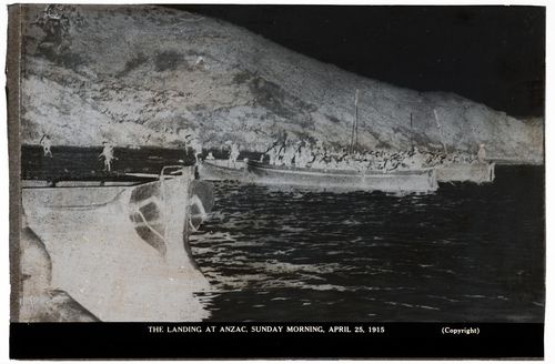 Some of the pictures in the collection include the Gallipoli Landing in 1915. 