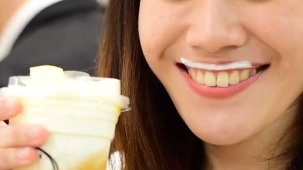 Bizarre cheese tea drink sparks worldwide Instagram cheese moustache trend