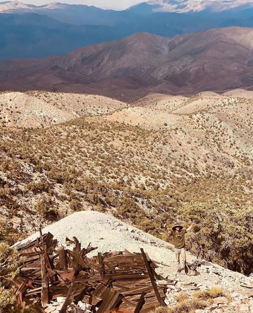 Mr Underwood finds another abandoned mine an hour or so hike from Cerro Gordo