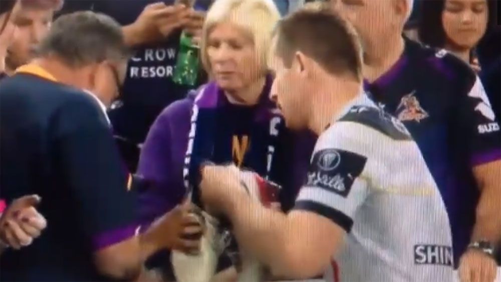NRL news: North Queensland Cowboys halfback Michael Morgan gives boots away after grand final loss to Melbourne Storm