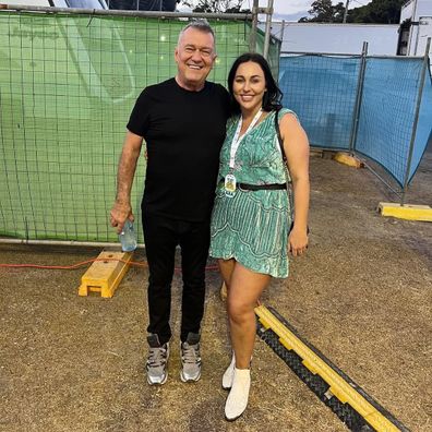 Jimmy Barnes with his daughter Katy Lee.