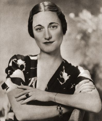 Wallis Simpson, image from the Coronation Souvenir Book published 1937. 