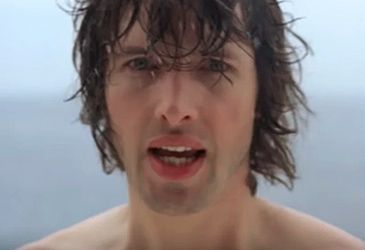 Where does James Blunt see his "angel" in 'You're Beautiful'?