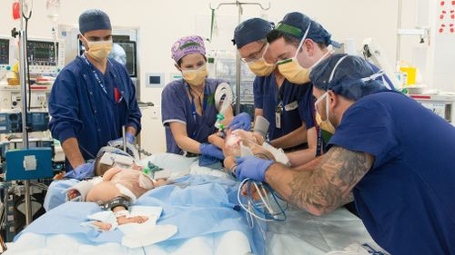 Conjoined sisters Nima and Dawa were successfully separated at the Royal Children's Hospital last week.