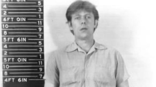 This undated booking photo provided by the Indiana State Police shows Harry Edward Greenwell, the suspect in the "Days Inn" cold case. Police announced the identity of the suspect of the murders during a press conference in Indianapolis, Tuesday, April 5, 2022. Police identified Greenwell more than 30 years after three women were killed and another assaulted using investigative genealogy.
