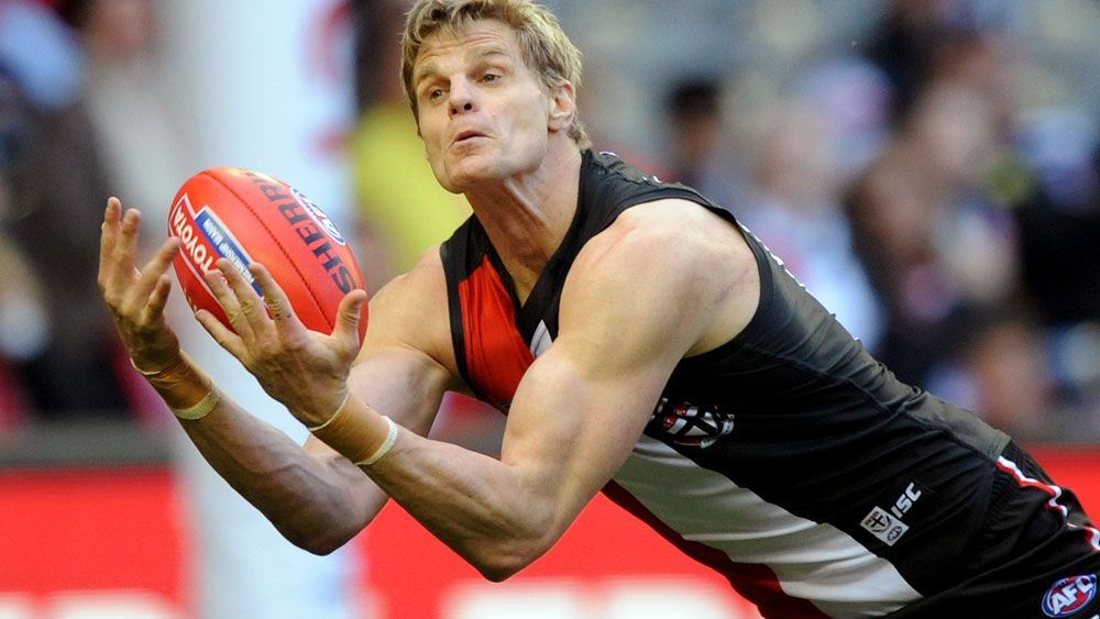Nick Riewoldt had a big game for St Kilda. (AAP)