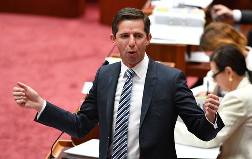 Education Minister Simon Birmingham has also jumped to stand by Ms Cash. (AAP)