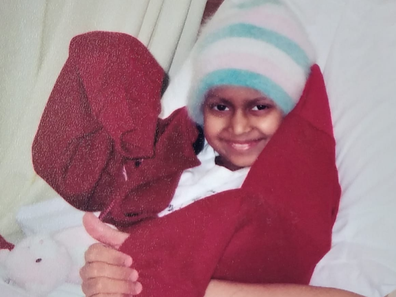 Lena Mishra put on a brave face while battling cancer as a child.
