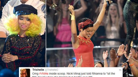 2012 MTV VMAs: Nicki Minaj tells Rihanna to 'sit the f---- down'