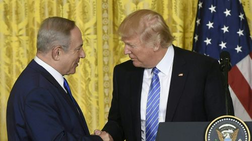 Trump promises Israel that Iran will never be allowed to develop a nuclear bomb