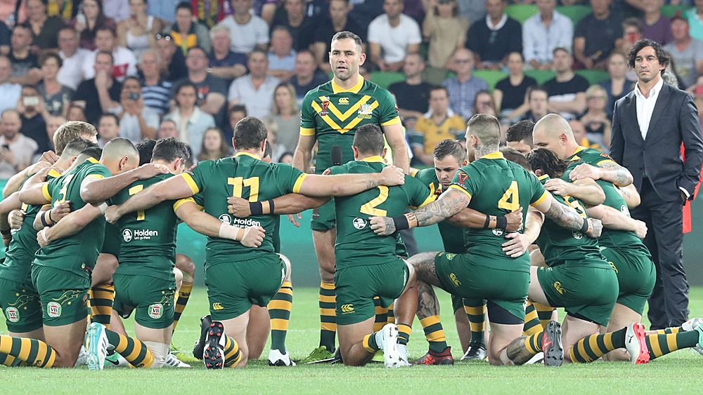 Rugby League World Cup: Johnathan Thurston and Cameron Smith lead indigenous tribute