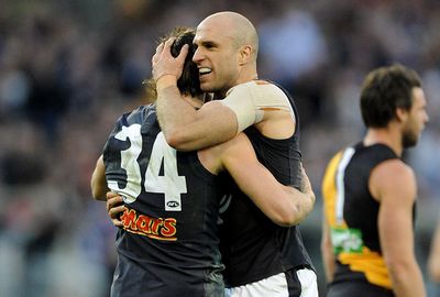 The highlight of his time at Carlton was the finals win over the Tigers in 2013