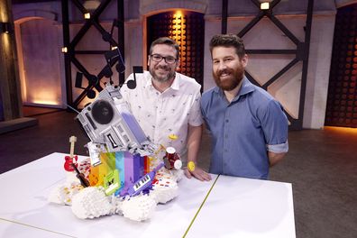 LEGO Masters 2021 Season 3 Cut In Half Challenge David and Gus