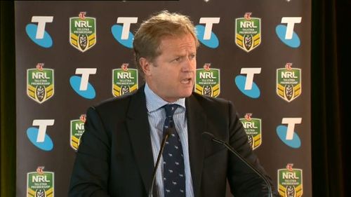 'Yes, it's been a busy week' - NRL CEO Dave Smith. (9NEWS)
